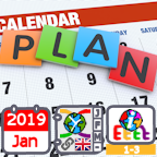 2019 Annual Calendar - General International (GB Edition)