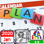 2020 Annual Calendar - Base